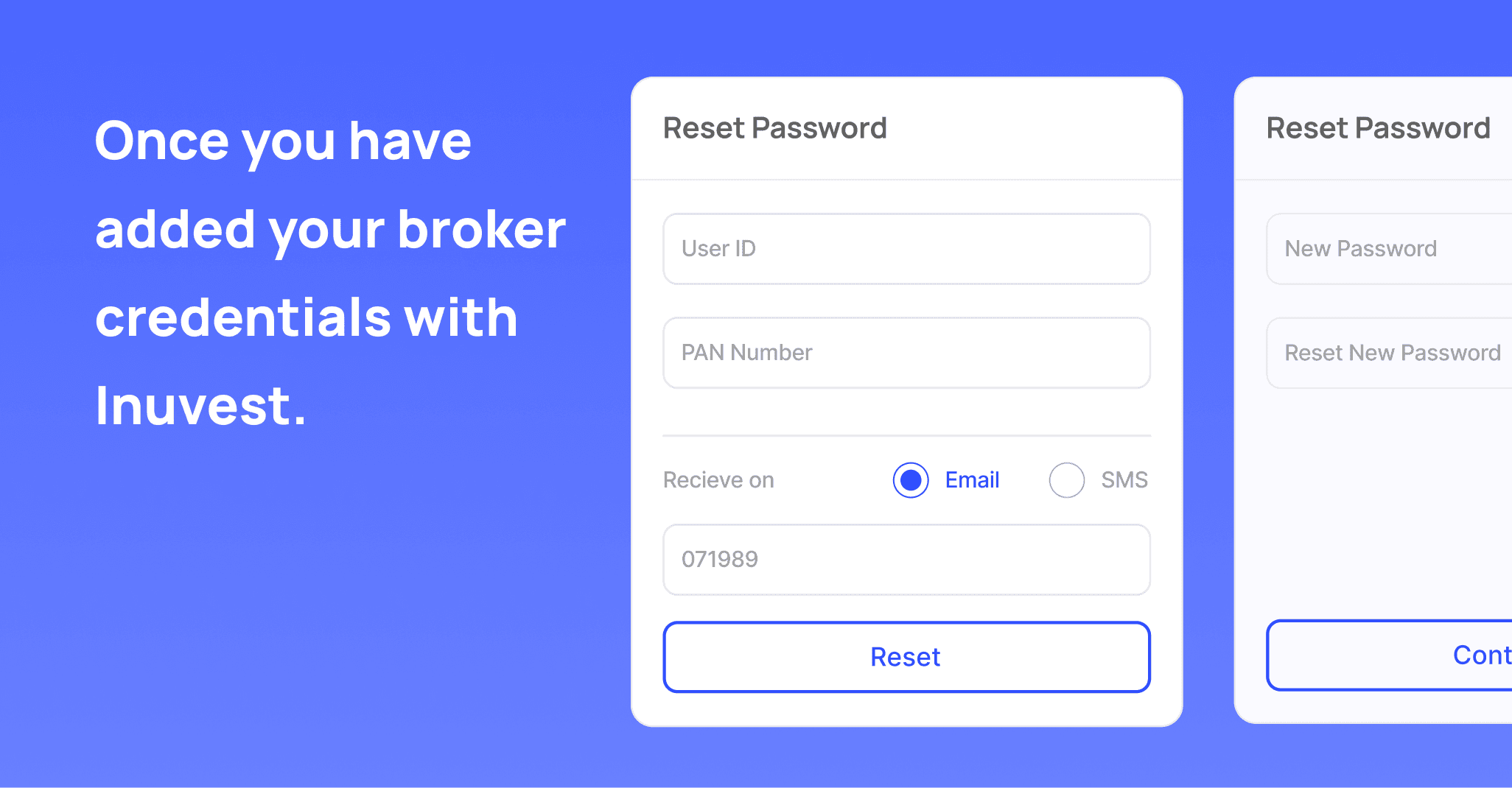 Once you have added your broker credentials with Inuvest. 